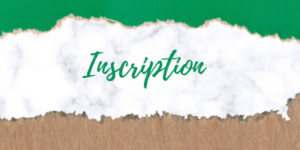 INSCRIPTION STAGE DE FORMATION